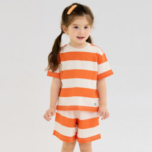 ชุดลำลองเด็ก 25SS/Cotton5 Stripe (OR)
