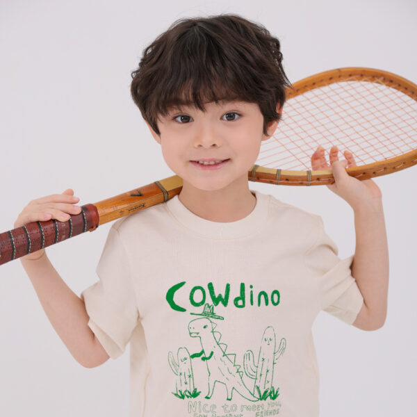 ชุดลำลองเด็ก 25SS/Cotton5 Cow Dino