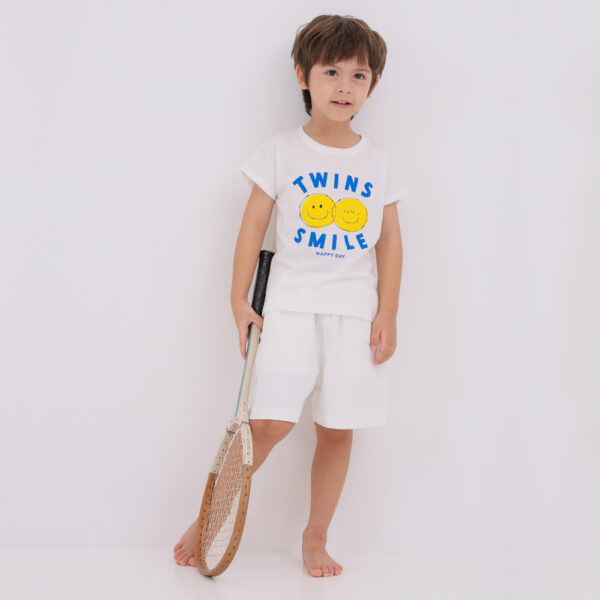 ชุดลำลองเด็ก 25SS/Cotton5 Twin Smile