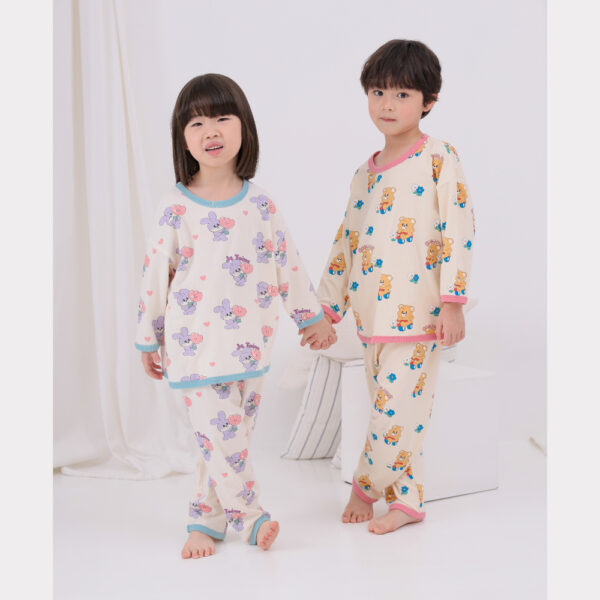 Cordi-I 25SS ชุดนอนเด็ก Purple Rabbit Plump