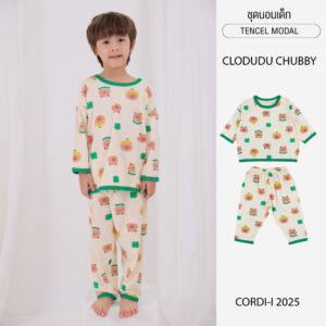 Cordi-I 25SS ชุดนอนเด็ก Clodudu Chubby