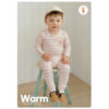 25FW/ ชุดนอนเด็ก ชุดตัวในเด็ก Peach Warm Bear