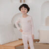 25FW/ ชุดนอนเด็ก ชุดตัวในเด็ก Peach Warm Bear