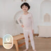 25FW/ ชุดนอนเด็ก ชุดตัวในเด็ก Peach Warm Bear