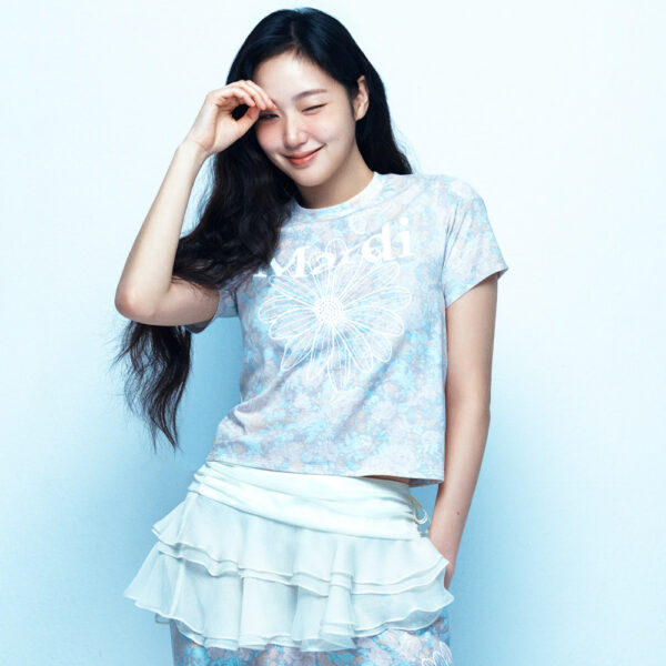 เสื้อยืด Mardi SLIM TSHIRT FLEUR FLOWERMARDI
