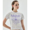 เสื้อยืด Mardi SLIM TSHIRT FLEUR FLOWERMARDI