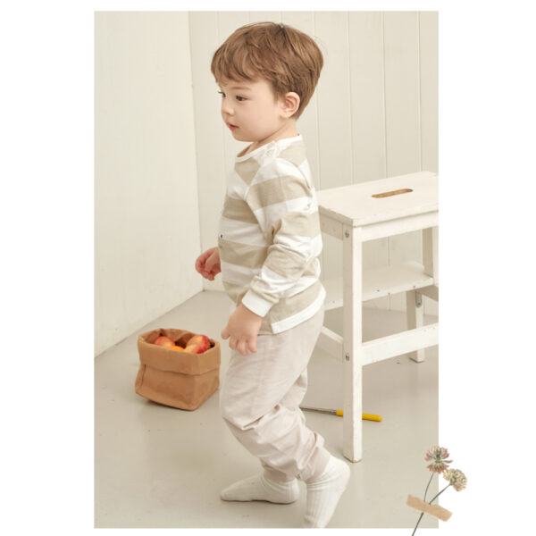 gregt 26SS/ชุดนอนเด็กแขนยาวขายาว Organic Cotton Rocket