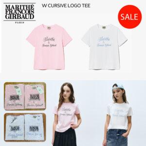 เสื้อยืด Marithé françois girbaud W CURSIVE LOGO TEE