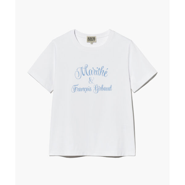 tgc6 เสื้อยืด Marithé françois girbaud W CURSIVE LOGO TEE