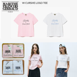 ะระ เสื้อยืด Marithé françois girbaud W CURSIVE LOGO TEE