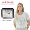 the เสื้อยืด Mardi Mercredi SLIM RINGER T-SHIRT ACTIF EMBLEM