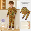 dfy1 26FW/ชุดนอนเด็กแขนยาว-ขายาว/Bear Face (Brown)