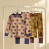 gg 26FW/ชุดนอนเด็กแขนยาว-ขายาว/Bear Face (Brown)
